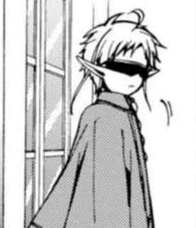 😎 47689b1c Anime, Manga, Peri, Karakter, Fantasi, Penutup Mata, Seni, Gambar telegram sticker