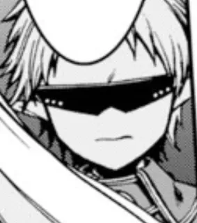 😎 942b15f9 Anime, Manga, Karakter, Kacamata hitam, Seni, Ilustrasi telegram sticker