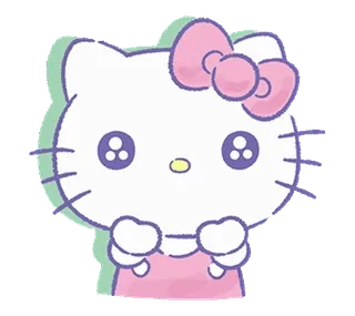 💞 7e6cddac Hello Kitty hello kitty, kawaii, mignon, sanrio, chat, autocollant telegram sticker