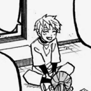 ☺️ 0407ecb3 anime, manga, personaggio, sorridente, ragazzo, carino whatsapp sticker