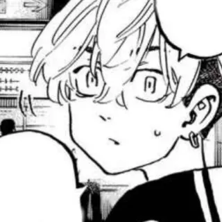 😐 539c4e68 Anime, Manga, Personaggio, Espressione whatsapp sticker