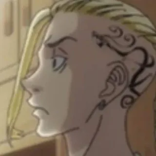 😳 e3a9f5bf Ken Ryuguji Tokyo Revengers Anime, Tokyo Revengers, Ken Ryuguji, Draken, Tatuaggio whatsapp sticker