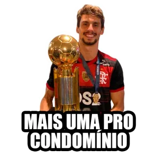 🏆 001f7b89 MAIS UMA PRO CONDOMÍNIO calcio, calcio, sport, vincitore, festa, trofeo, squadra telegram sticker