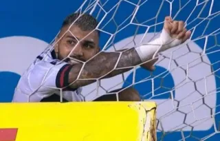 😥 039ffc24 calciatore, calcio, atleta, rete, sport, calcio telegram sticker