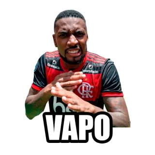 ⚔️ 912c4900 VAPO uomo, flamengo, brasile, atleta, calcio, calcio telegram sticker