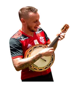 🎼 e5a045ce uomo, banjo, musica, strumento, ritratto, cantante telegram sticker