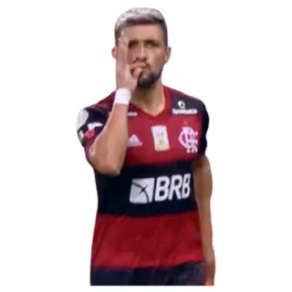 🍁 f5032c2e calcio, atleta, sport, calciatore, gesto, offensivo telegram sticker