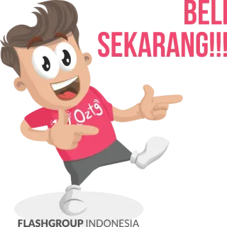 🤗 5ff90750 BELI SEKARANG! Kartun, Menunjuk, Promosi, Iklan, Indonesia telegram sticker