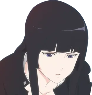 😦 5690b6a5 动漫, 漫画, 卡通, 女孩, 女性 telegram sticker