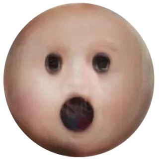 😮 72c61d19 zszokowany, zaskoczony, twarz, emoji, reakcja telegram sticker