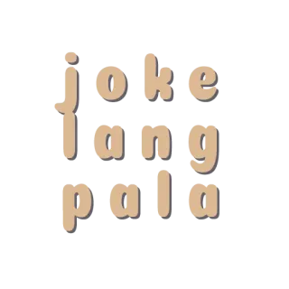 👌 42b505d0 joke lang pala tagalo, broma, tipografía whatsapp sticker