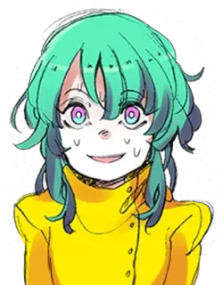 🧪 575eb099 Аниме девушка, Манга, Мультфильм, Персонаж, Женщина, Портрет telegram sticker