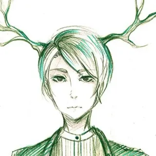 📼 c778dce1 Рога, Лес, Существо, Гуманоид, Фэнтези telegram sticker