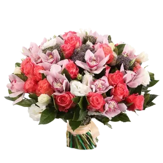 💐 56b58d23 bunga, mawar, anggrek, buket, rangkaian bunga, hadiah, perayaan telegram sticker