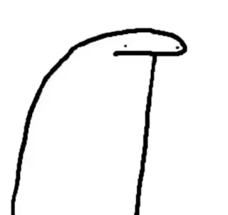 😐 e9109bcb белый, человечек, смешной whatsapp sticker