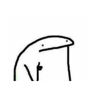 👍 0cfda7f2 ステッカー, イラスト, 漫画, キャラクター, ミニマリスト, ドローイング telegram sticker