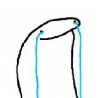 🥲 3893bd1e 泣く, 悲しい, 涙, イラスト, 漫画 telegram sticker