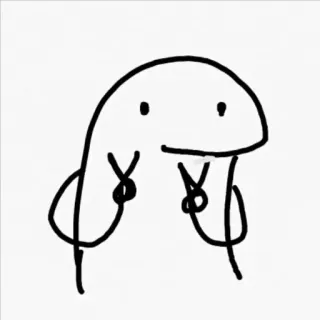 ✌️ 65cb0d6d ミーム, 不快, Florkofcows telegram sticker