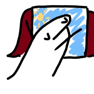 ☀️ d3506906 棒人間, イラスト, 太陽, 空, 手 telegram sticker