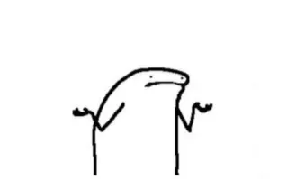 🤔 f616ee64 Meme, Wzruszenie ramionami, Zdezorientowany, Patyczak, Biały telegram sticker