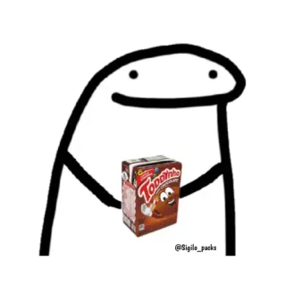 🧃 ff35ed77 chocolade, drankje, cartoon, dessert, eten telegram sticker