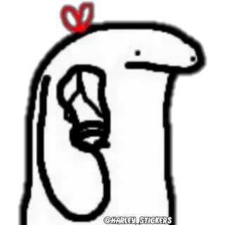 🩴 107b6c73 @HARLEY_STICKERS adesivo, cartone animato, personaggio, disegno whatsapp sticker