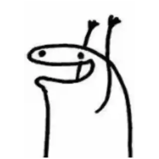 😄 10b89b87 omino stilizzato, cartone animato, minimalista, divertente, personaggio, line art whatsapp sticker