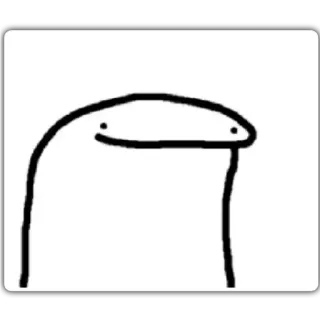 🙃 60a8e684 omino stilizzato, disegno, semplice, cartone animato, minimalista whatsapp sticker