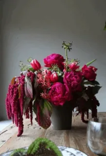 🌸 171977c4 цветы, букет, цветочная композиция, стол, декор, натюрморт telegram sticker