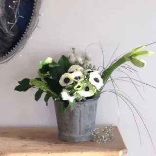 🌸 672901b3 цветы, букет, цветочная композиция, белые цветы, украшение стола, декор для дома telegram sticker