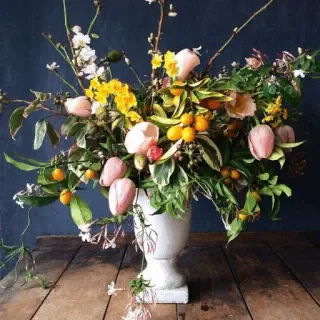 🌸 c9eaa409 цветы, букет, композиция, цветочный, тюльпаны telegram sticker