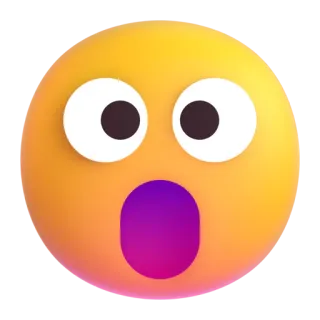 😱 094ecc35 emoji, schockiert, überrascht, gesicht, gelb telegram sticker