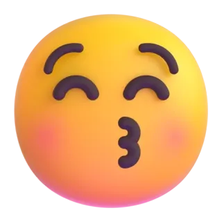 😙 b57371e2 emoji, kuss, gesicht, ausdruck, gelb telegram sticker