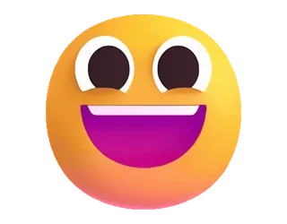 😃 44bb87f9 Эмодзи, Смайлик, Счастливый, Мультфильм, Выражение whatsapp sticker