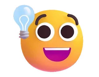 💡 62bba21d Эмодзи, Идея, Лампочка, Мышление, Инновация, Креатив, Вдохновение whatsapp sticker