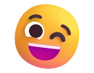 😉 cd2fe3ca Эмодзи, Смайлик, Подмигивание, Счастливый, Веселье, Желтый whatsapp sticker