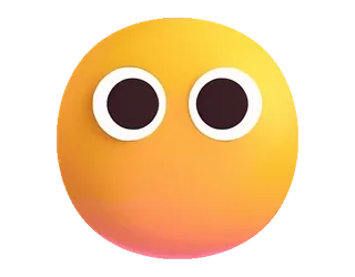 😶 7dd27bc4 이모지, 얼굴, 표정, 노란색, 단순한 telegram sticker