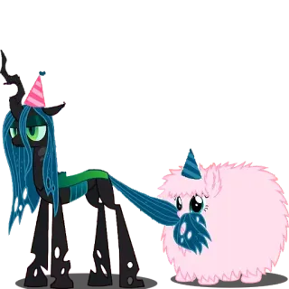 👾 65da6cf6 マイリトルポニー, パーティー, ポニー, アニメ, ステッカー telegram sticker