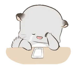 😓 bc22c002 triste, chorando, desenho animado, animal, gato, celular, emocional whatsapp sticker