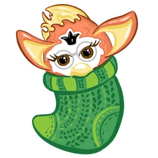 Fluffy Friend Furby  @ulyana_citer telegram stickers