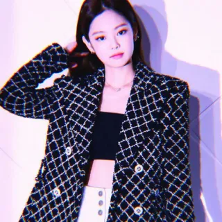 🥡 d2e85fde 여자, 재킷, 인물 사진, 여성, 사람, 소녀, 패션, 뷰티 telegram sticker