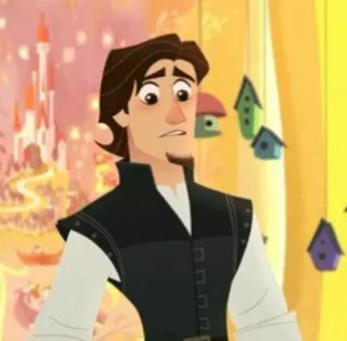🖇 228210cb Flynn Rider Tangled cartoon, disney, tangled, man, animated, flynn rider whatsapp sticker