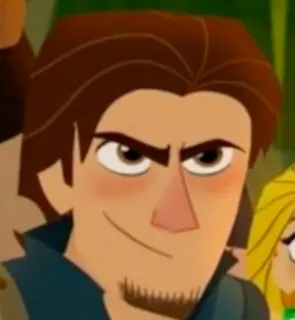 🖇 35e859c4 Eugene Fitzherbert Tangled animated, cartoon, disney, rapunzel, eugene, flynn rider whatsapp sticker