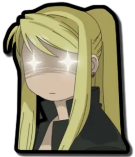 🤩 c40d953f Anime, Sticker, Cartoon, Personnage, Blond telegram sticker