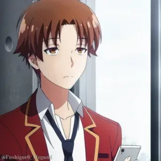 📚 857e22df Ayanokoji Kiyotaka Classroom of the Elite Anime, Classroom of the Elite, Ayanokoji, Kiyotaka, Masculino, Personaje, Escuela telegram sticker