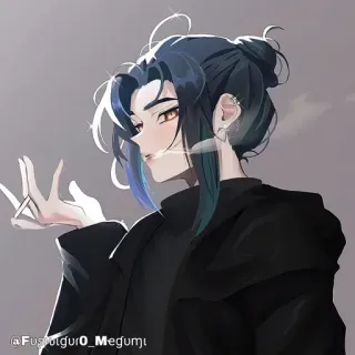 𓏲࣪🚬●ミ @Fushigur0_Megumi telegram stickers