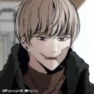 🍫 2d53f0a7 @Fushiguro_Megumi Anime, Manga, Karakter, Potret whatsapp sticker