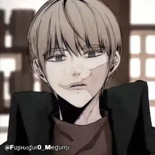 🍫 78b0a97b Megumi Fushiguro @Fushiguro_Megumi Anime, Manga, Karakter, Fushiguro, Megumi whatsapp sticker