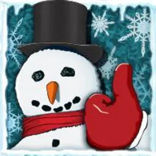 🌟 33523f5c ตุ๊กตาหิมะ, นิ้วกลาง, ฤดูหนาว, หิมะ, วันหยุด telegram sticker