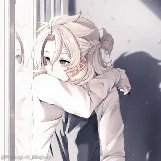 💠 de13bec2 Albedo Genshin Impact Albedo, Genshin Impact, anime, rambut pirang, video game, seni karakter telegram sticker